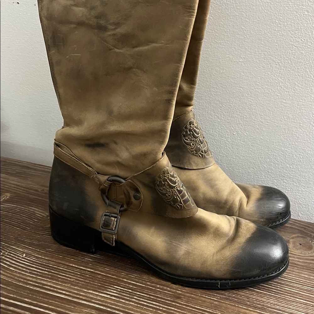 Vince Camuto Shaylee Leather Riding Boots Size 10B/40